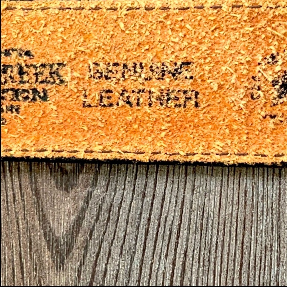 Justin Boots Brown Leather Belt for Men - Picture 13 of 14